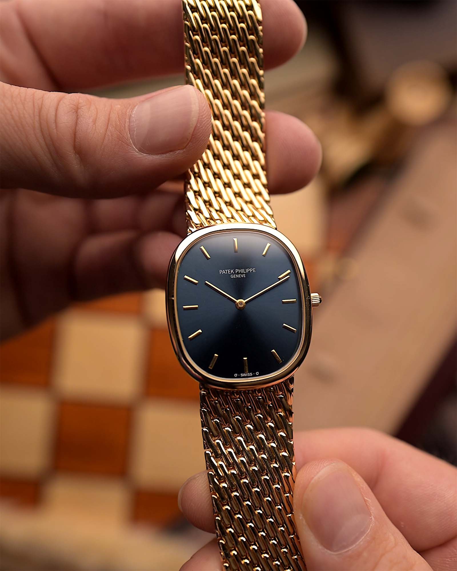 Patek Philipp.e Royal 18k Gold 3738 Ellipse