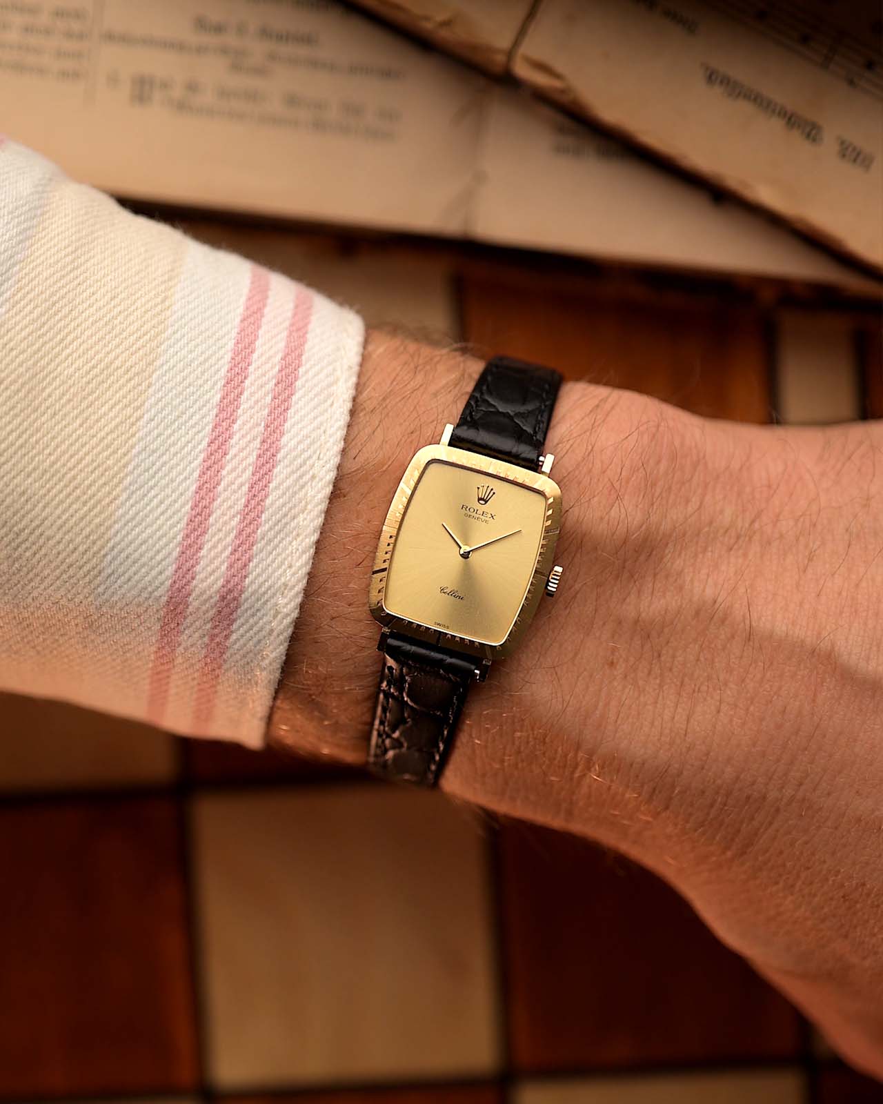 Rolex Cellini 4080 Rectangular 1980