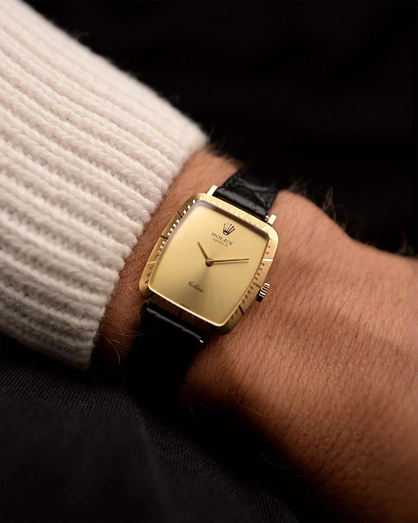 Rolex Cellini 4080 Rectangular 1980