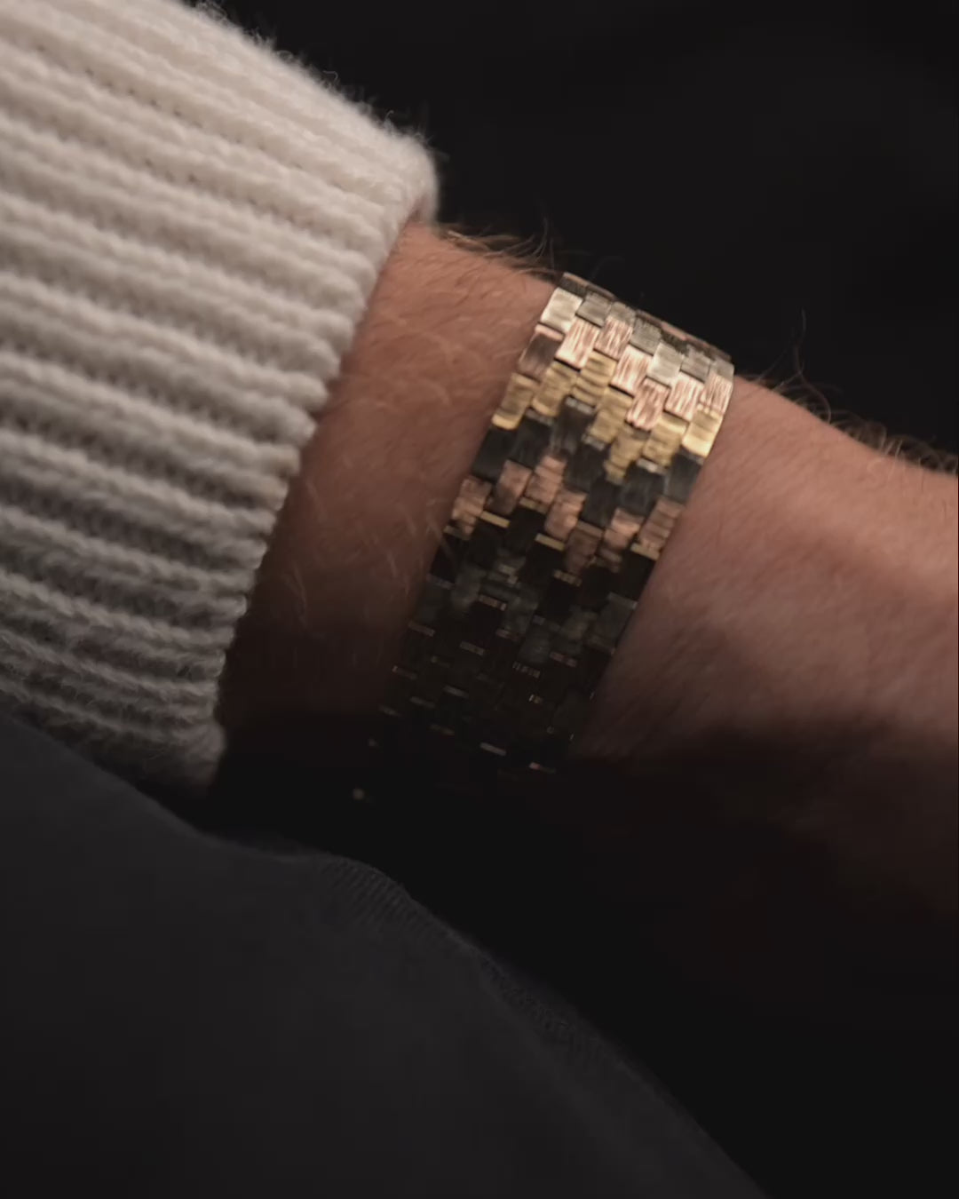 Royal UNIQUE &  Rare 1990s Silver cocktail (Mysterious  Watch)