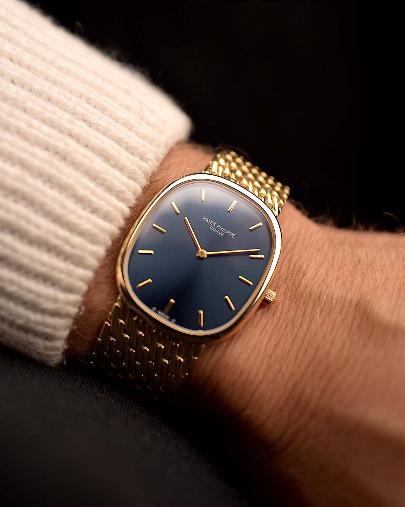 Patek Philipp.e Royal 18k Gold 3738 Ellipse