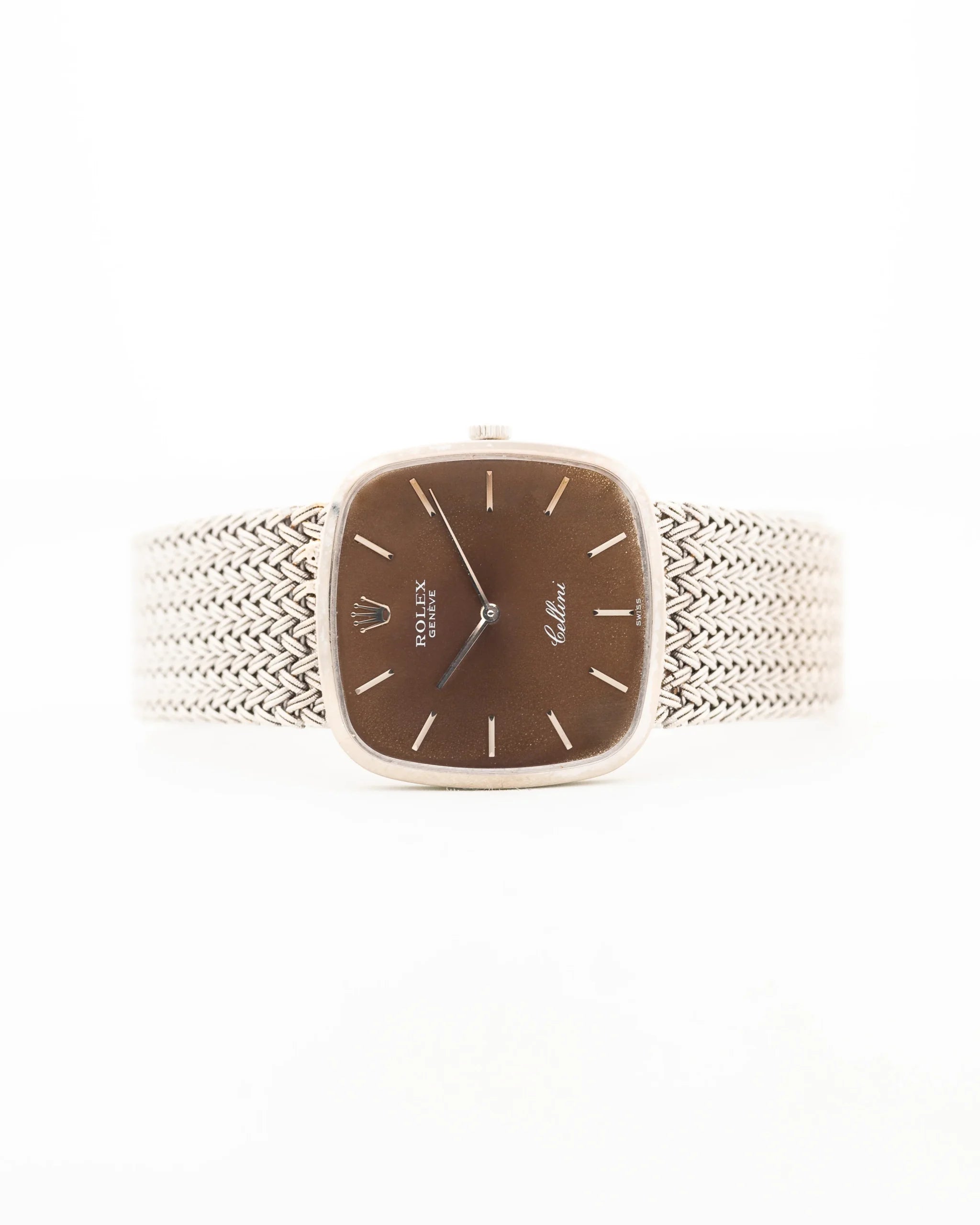 Rolex Cellini 18k Square Tropic 1976