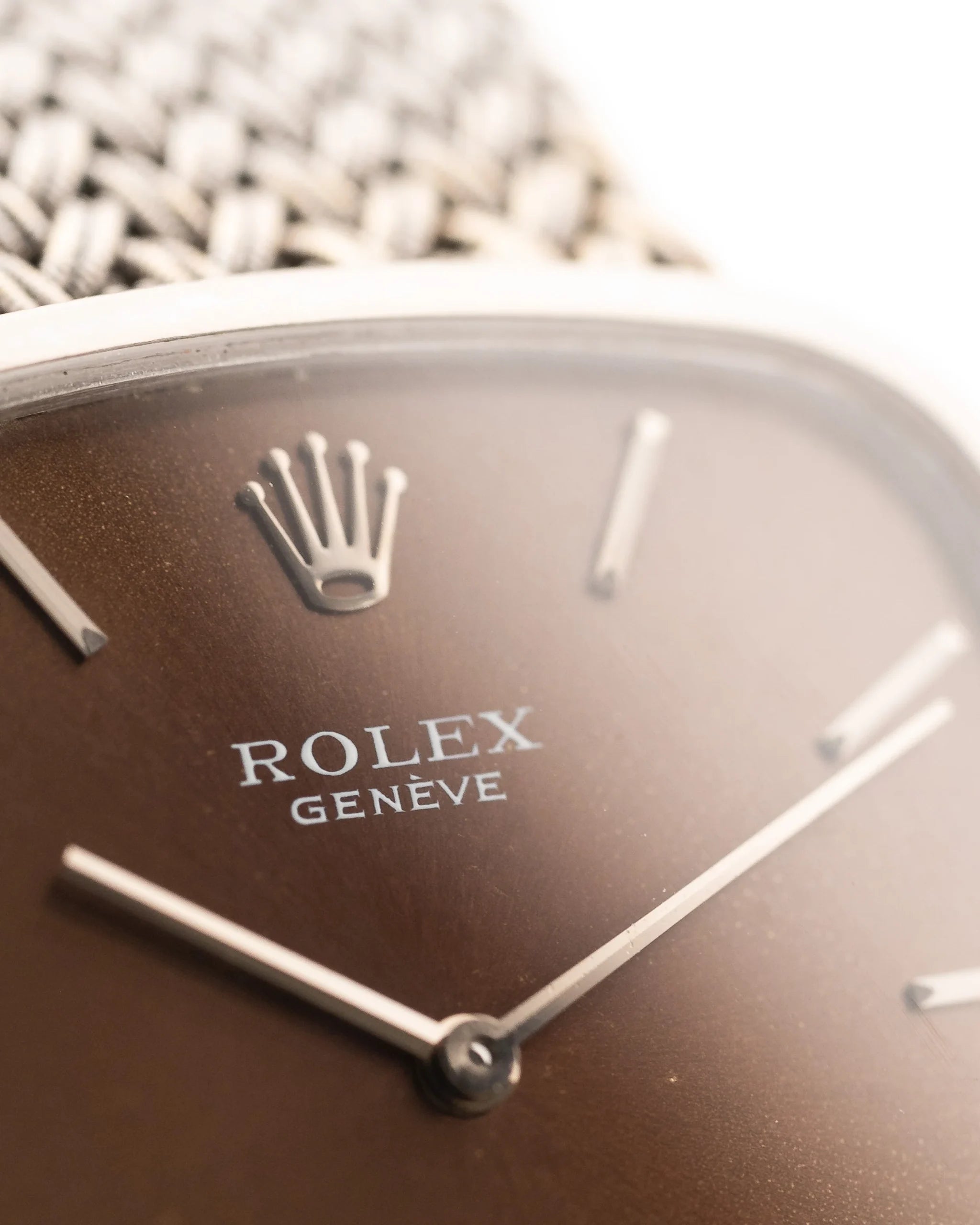 Rolex Cellini 18k Square Tropic 1976