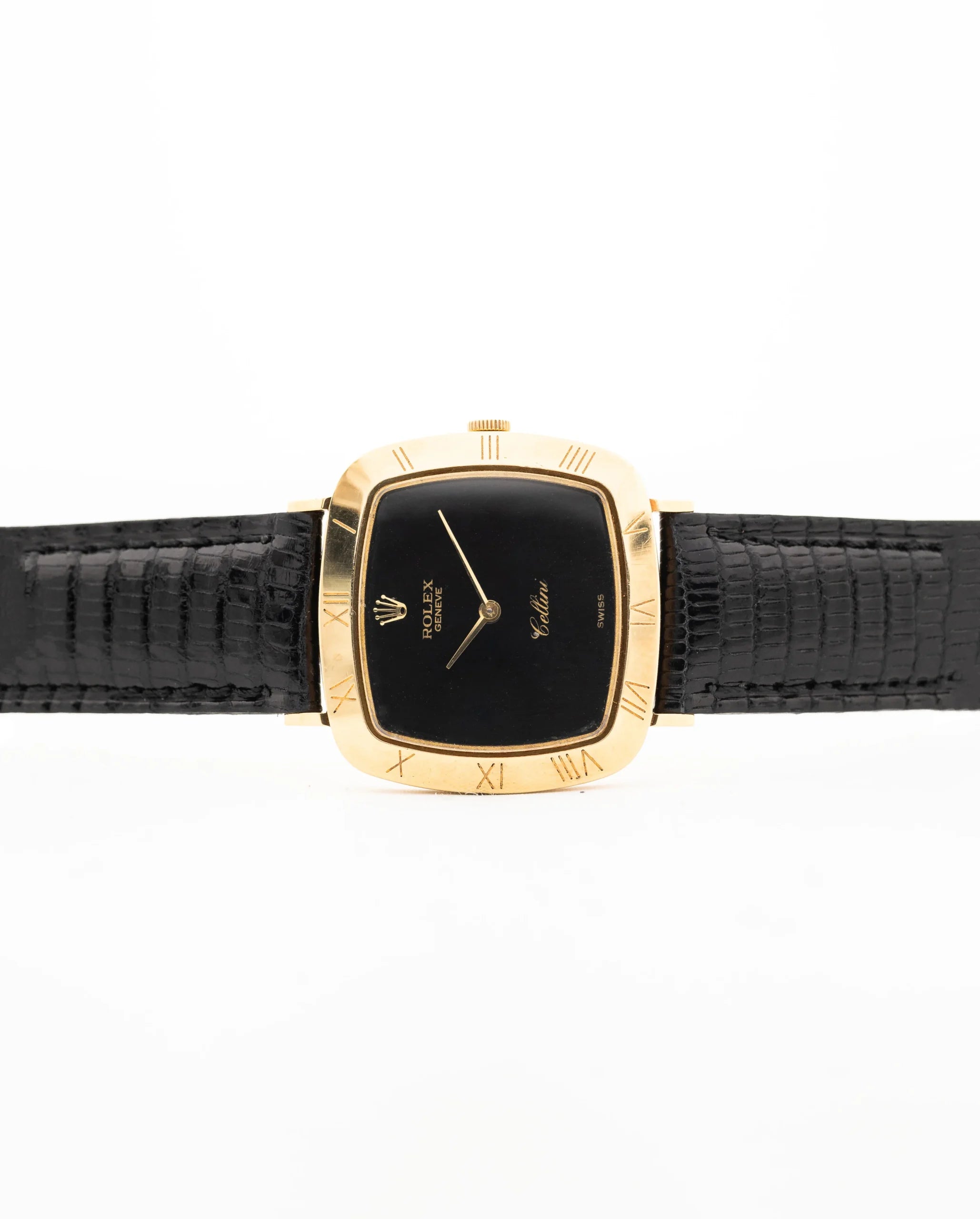 Rolex Cellini Royal Vintage  Black Roman 1980s