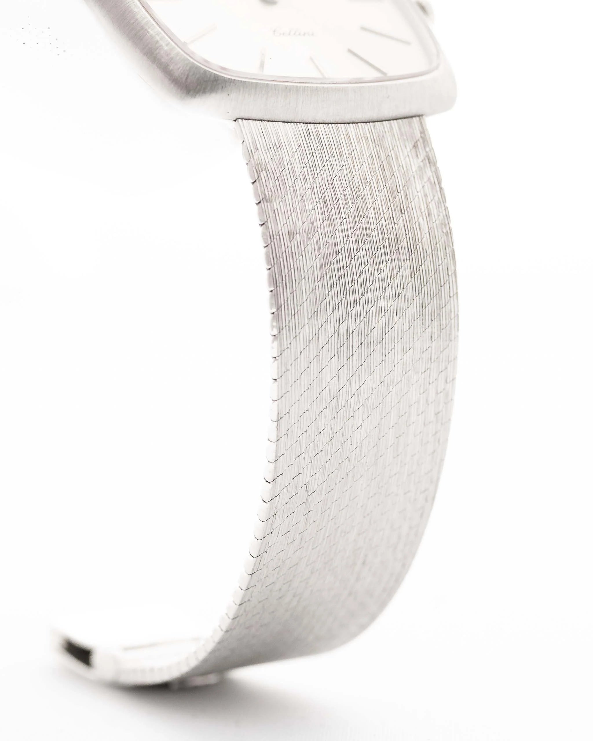 Royal Pure Met Silver Very Heavy & Policed Quality  Vintage Cellini Square 18k 1970 (7-A Quality)