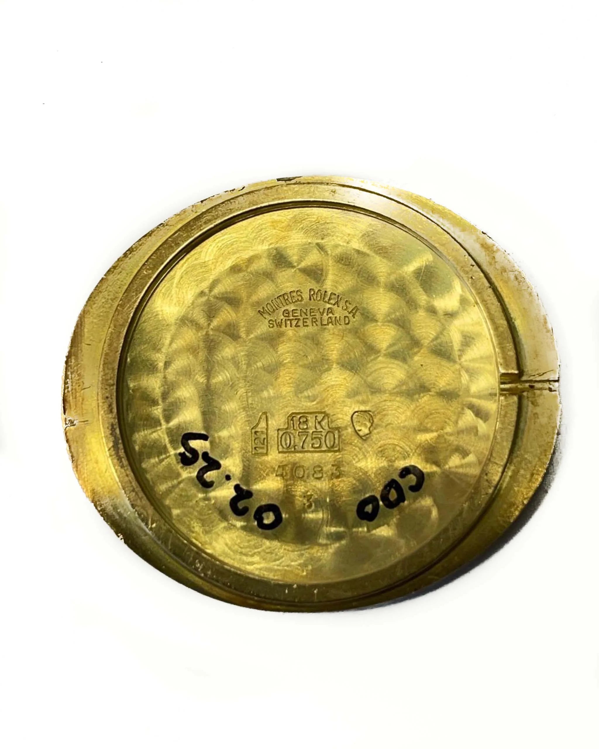 Royal Red & Gold Moon Cellini 4083 Ombre 1973 (7-A Quality)