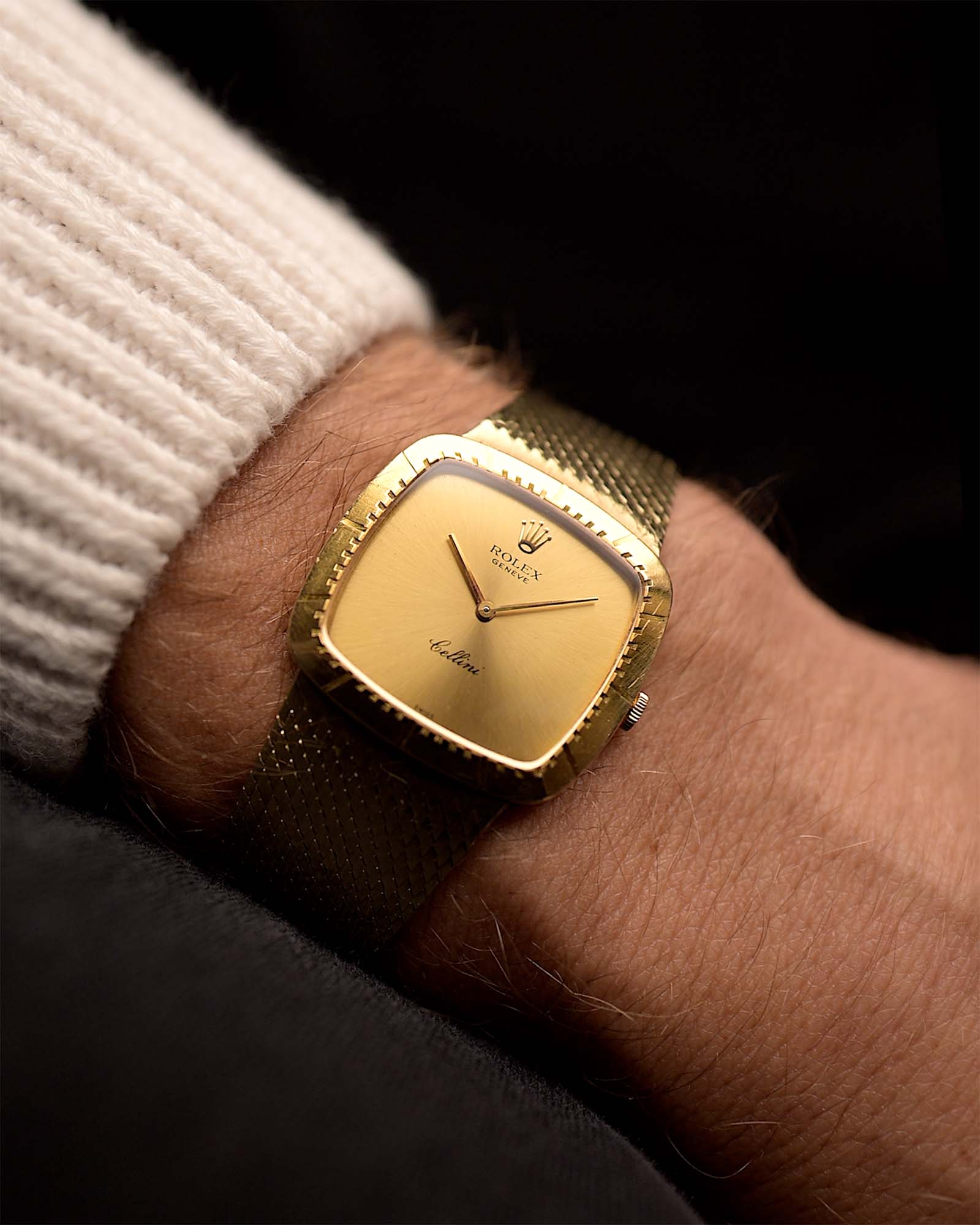 Royal Cellini 4084 Square 18k 1978 (7-A Quality)