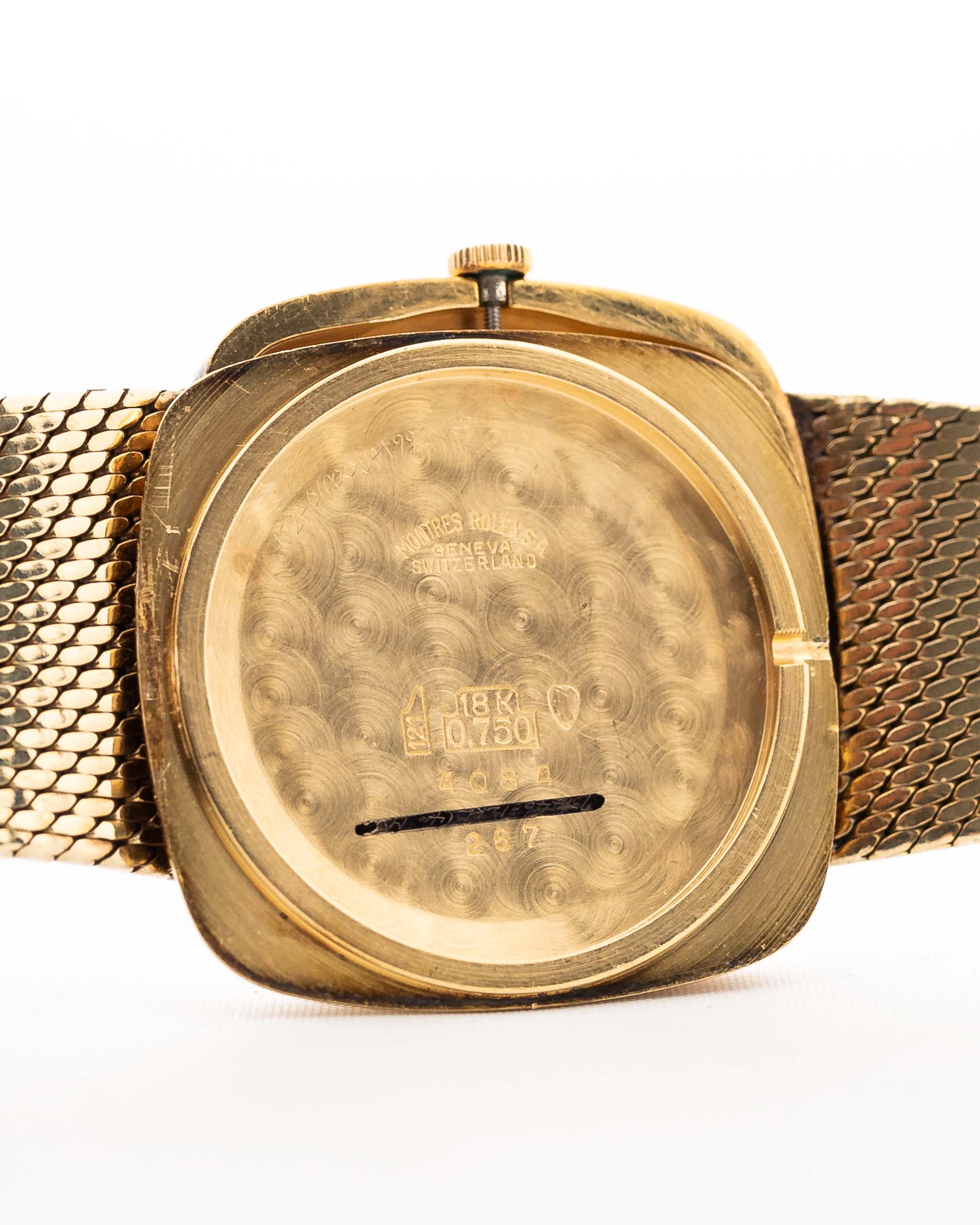 Royal Cellini 4084 Square 18k 1978 (7-A Quality)