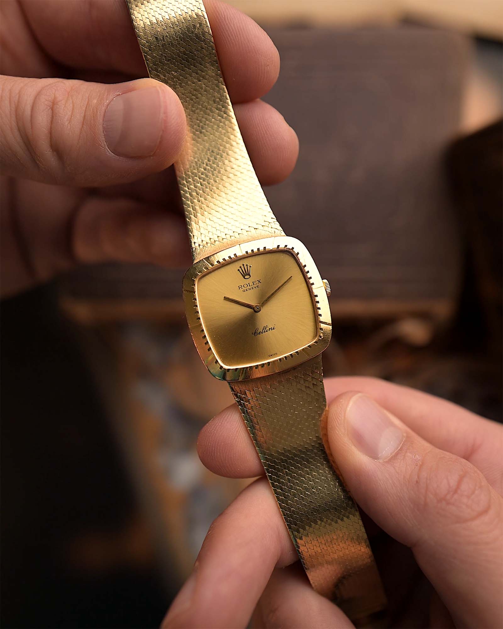 Royal Cellini 4084 Square 18k 1978 (7-A Quality)