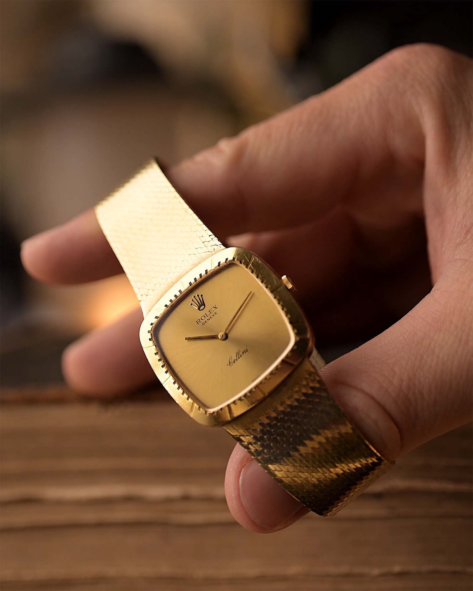 Royal Cellini 4084 Square 18k 1978 (7-A Quality)