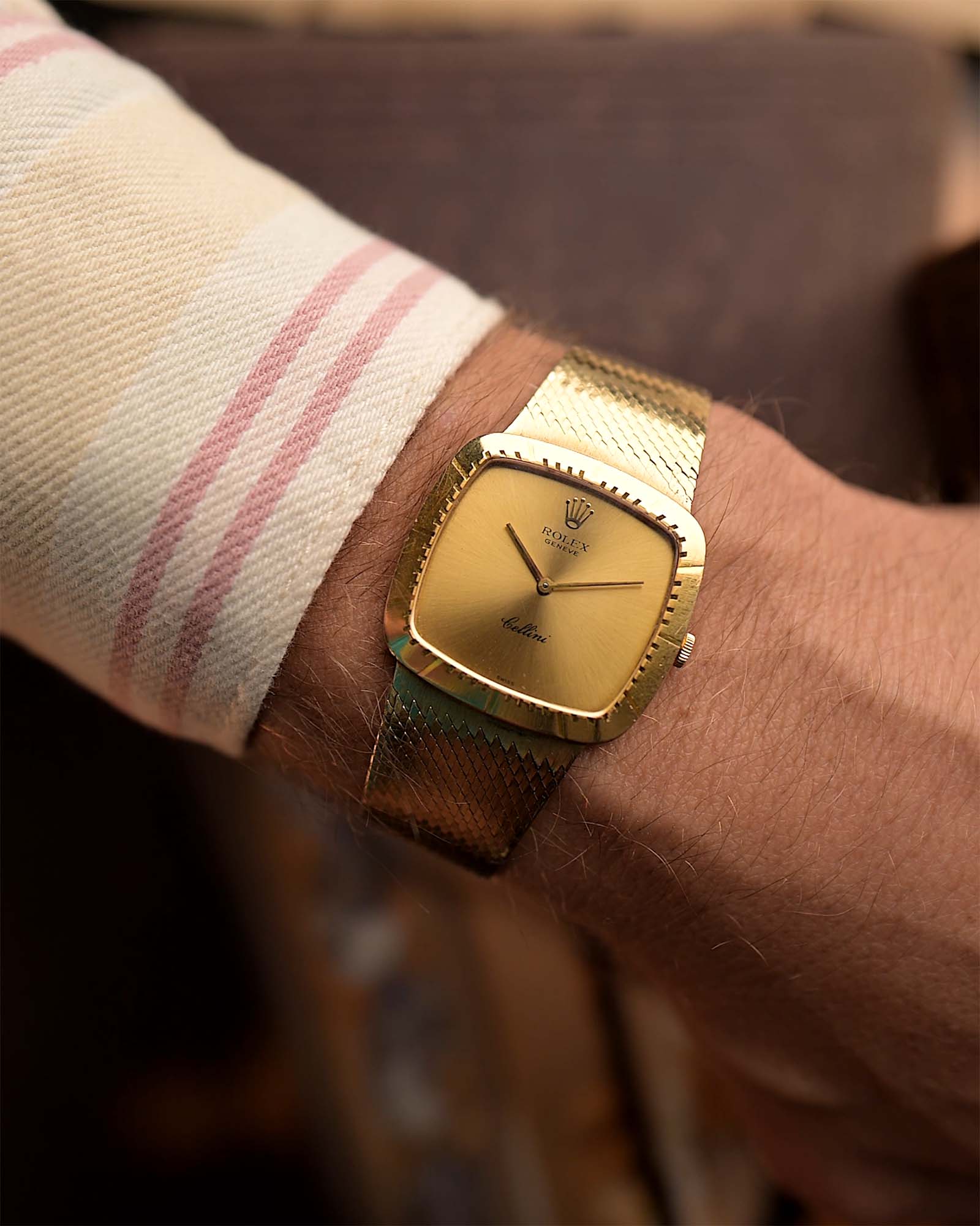 Royal Cellini 4084 Square 18k 1978 (7-A Quality)