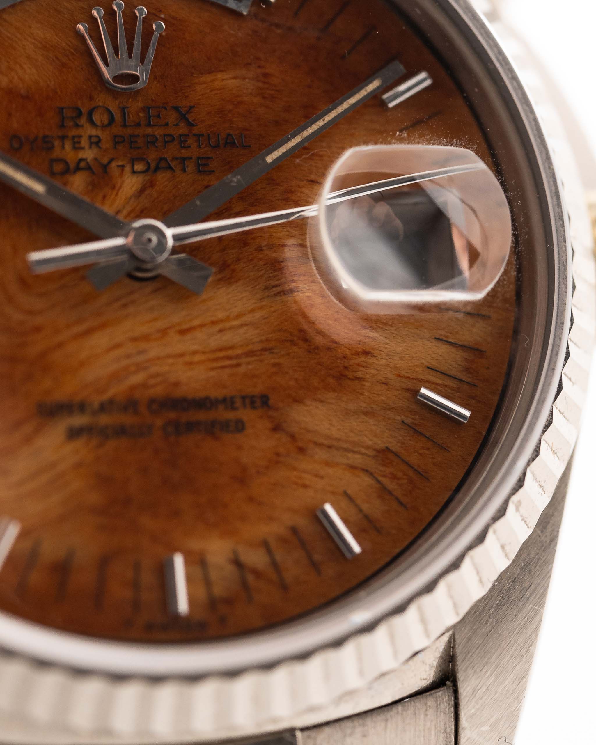 Royal Tiger  Day Date 18039 Burl Wood 1987 (7-A Quality)