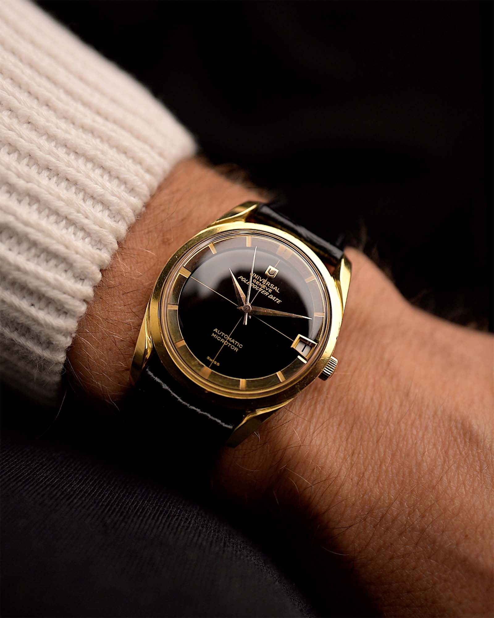 Universal Geneve 104503 Polerouter 1950s (7-A Quality)