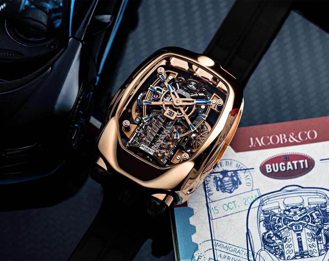 Bugatti Chiron Tourbillon Rose Gold Fully Automatic