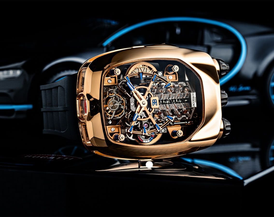 Bugatti Chiron Tourbillon Rose Gold Fully Automatic
