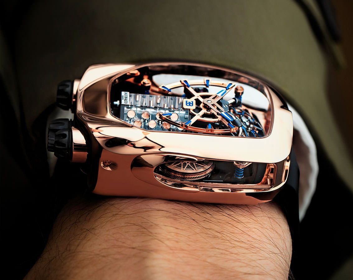 Bugatti Chiron Tourbillon Rose Gold Fully Automatic
